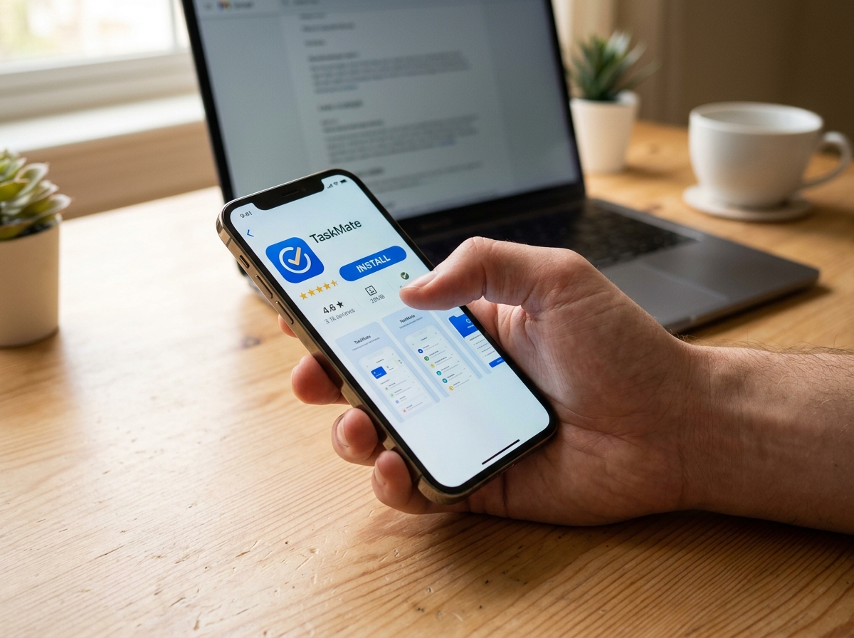 A2B Network how-to guide — downloading a softphone app from a mobile app store