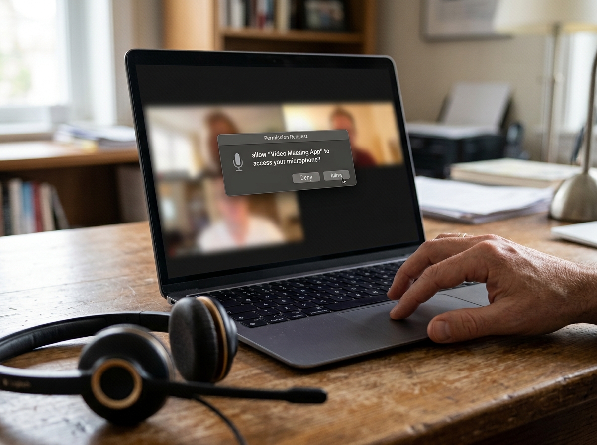 A2B Network how-to guide — granting microphone permissions to a softphone application