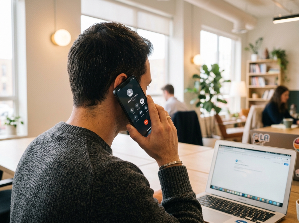 A2B Network how-to guide — making a test call on a mobile softphone app